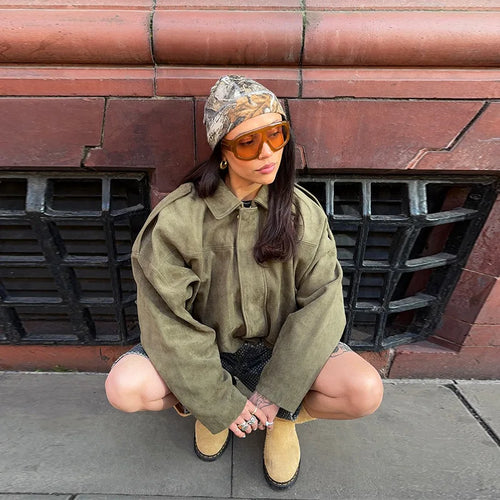 HARRINGTON OLIVE JACKET