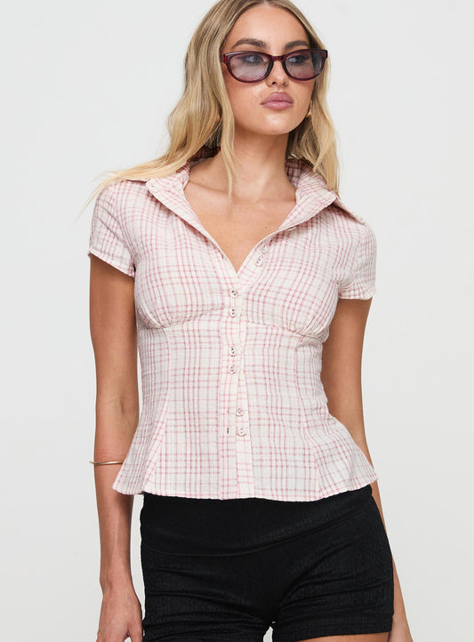 BELLE STRIPED BLOUSE