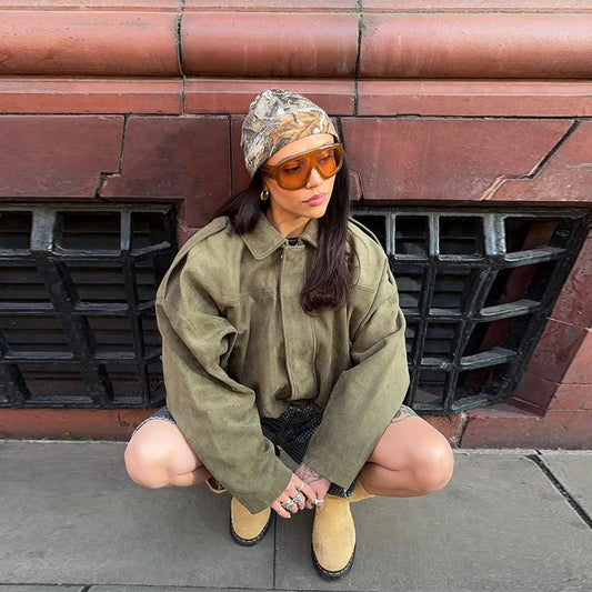 HARRINGTON OLIVE JACKET